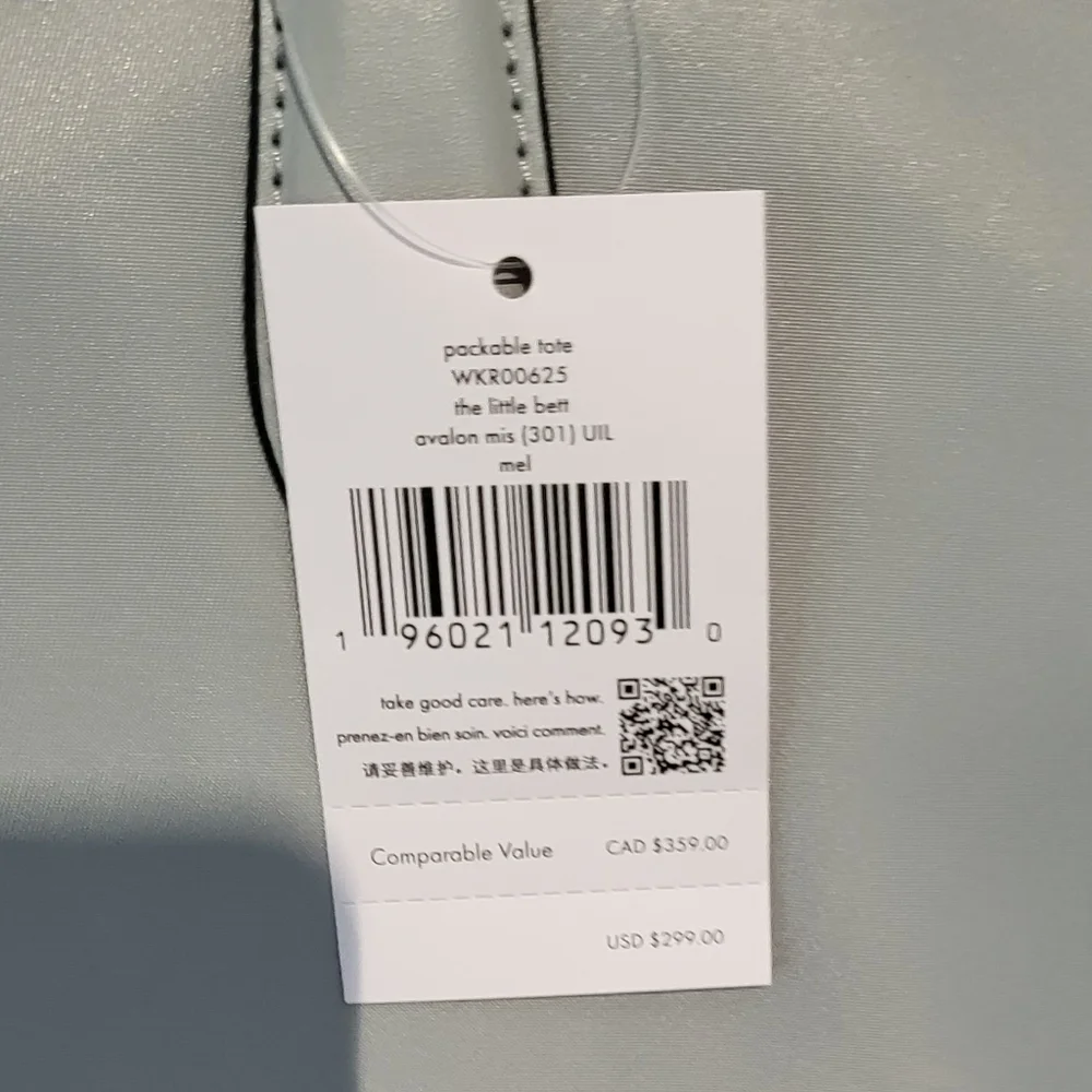 NWT Kate Spade Mel Packable Tote